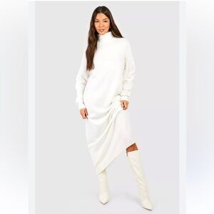 HATCH MATERNITY Chic White Sweater Dress